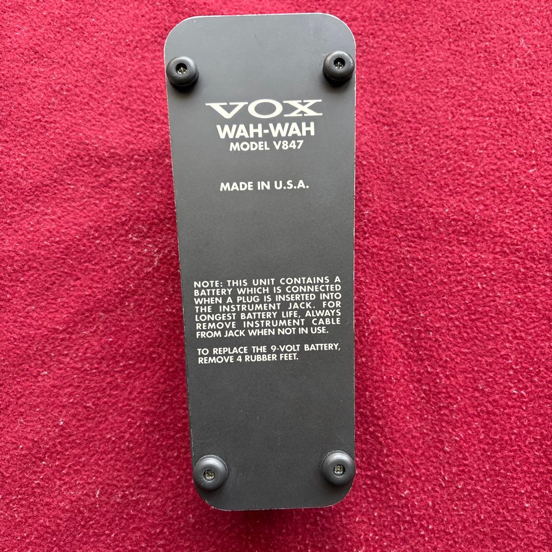 VOX V847 MADE IN U.S.A ワウペダル　ケース・箱付き