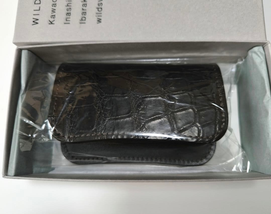 【新品】ワイルドスワンズ　ジェネラル　クロコダイル　名刺入れ　GENERAL