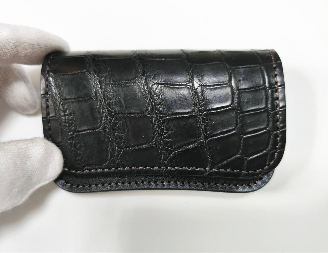 【新品】ワイルドスワンズ　ジェネラル　クロコダイル　名刺入れ　GENERAL