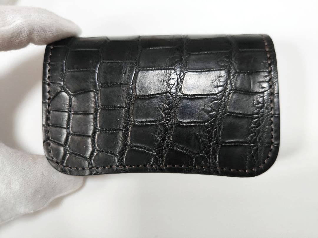 【新品】ワイルドスワンズ　ジェネラル　クロコダイル　名刺入れ　GENERAL