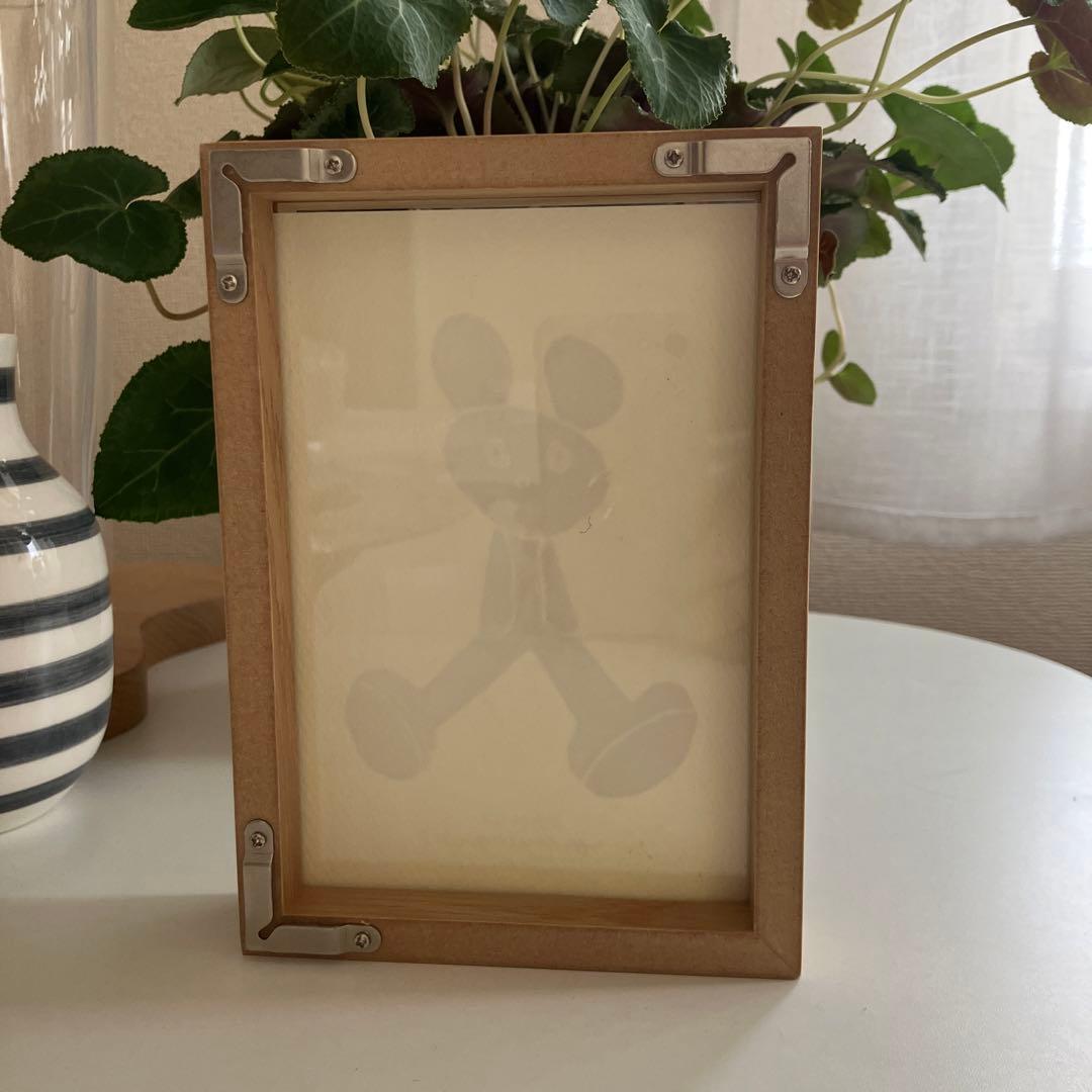 山口一郎　原画　ポストカード　テディベア　グリーン