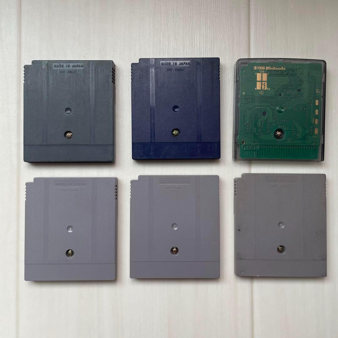 ゲームボーイGBポケモンPokémonカメラ赤黄緑金銀ポケモンパネポン6本セット