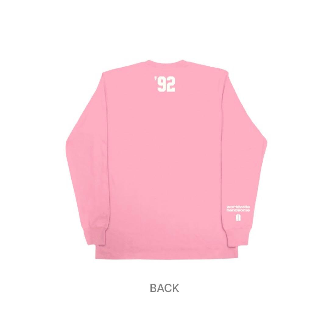 BTS jin ジン ロンT ピンク M