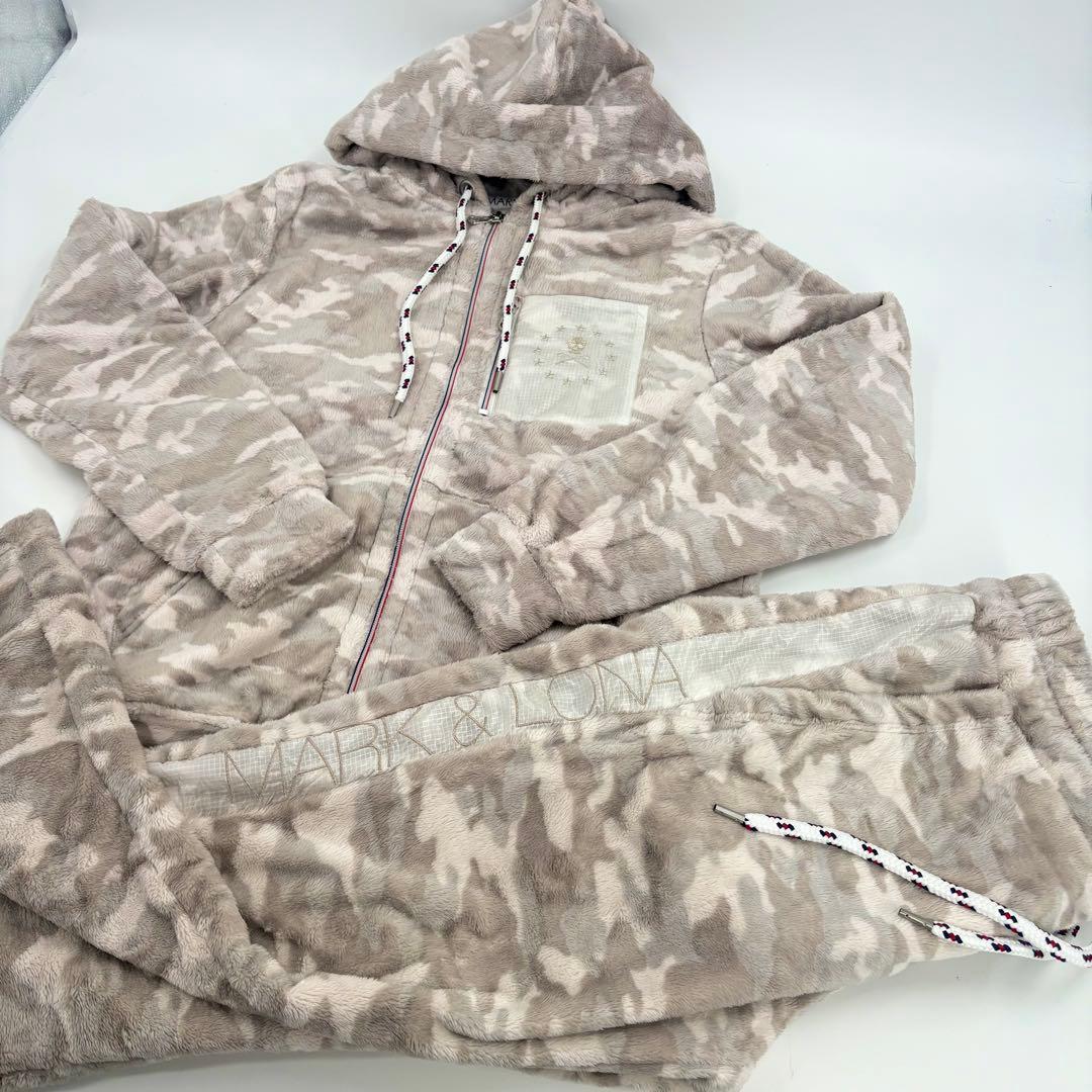 MARK&LONA マークアンドロナ カモフラ ボア セットアップ M 801