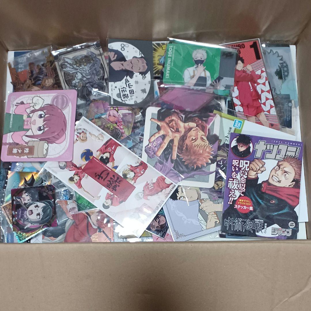 500点以上!! 紙類、薄物 アニメグッズ キャラクターグッズ 大量まとめ売り