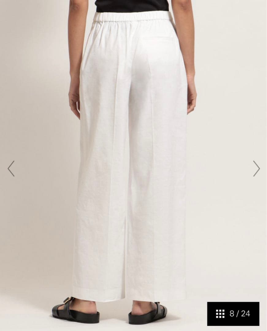 パンツ Theory / Eco Crunch Wash Wide Pull On