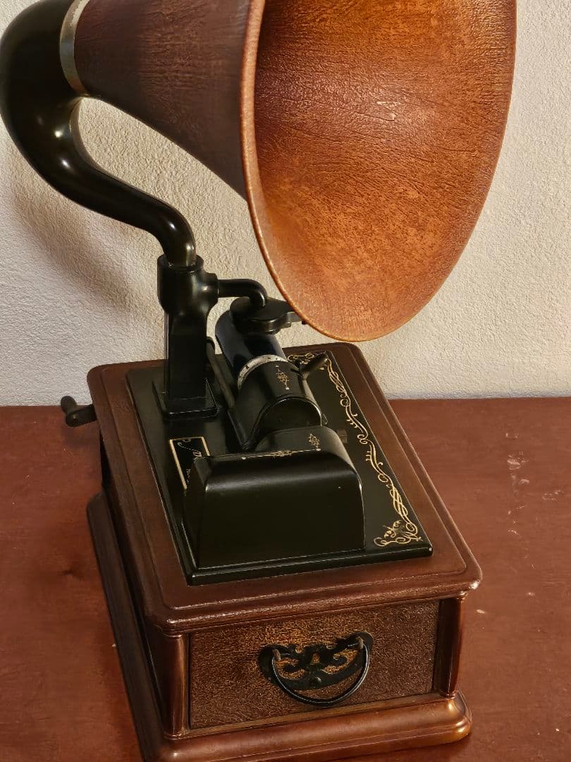 Technicsテクニクスエジソンオペラオルゴール蓄音機型