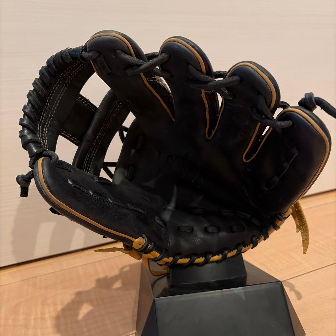 Mizuno ISA I 軟式グローブ ブラック/イエロー