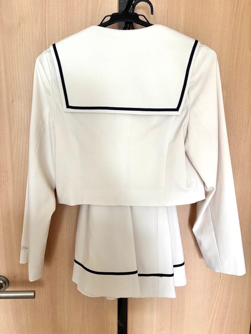 メゾピアノジュニア卒服セーラーショートジャケットセレモニースーツ１６０L美品