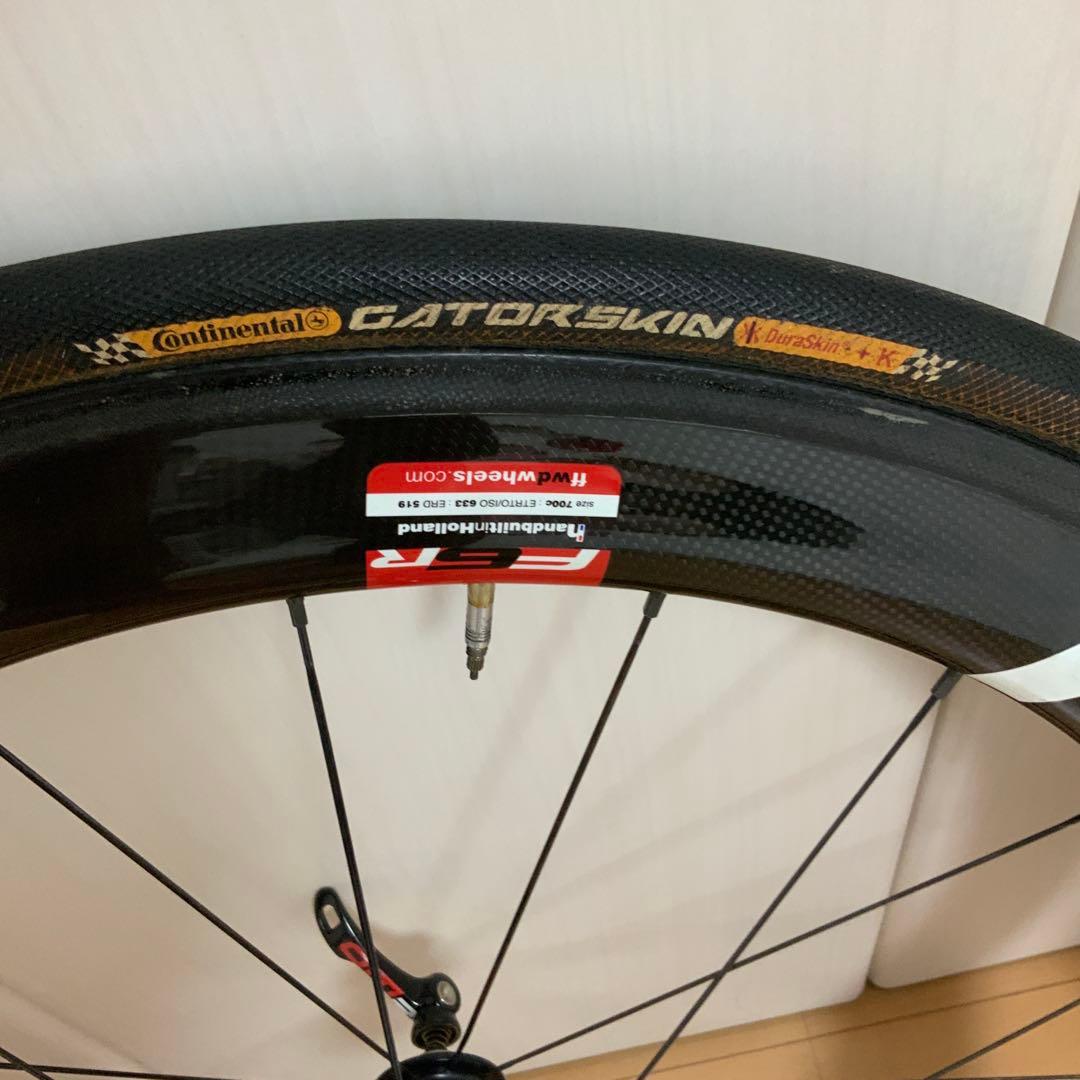 FF 完組ホイール 前後セット700C ブラック/レッド 即購入 超超特別価格