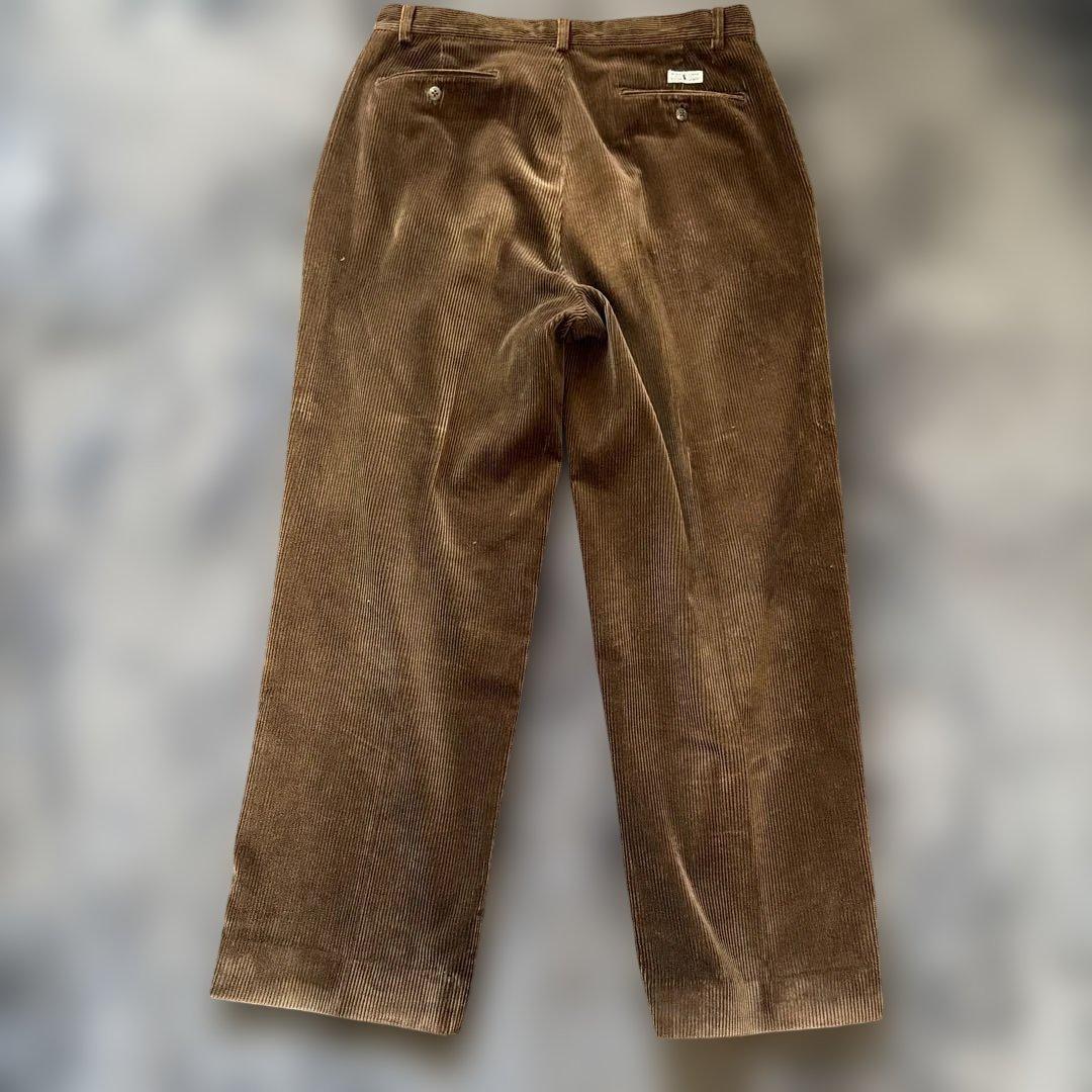 美品！90s ラルフローレン 太畝 コーデュロイパンツ アンドリュー　ブラウン
