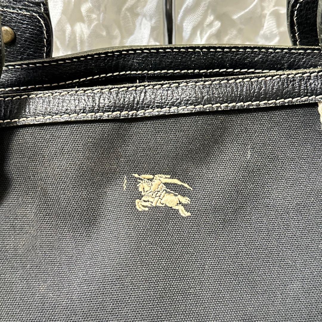 人気✨バーバリー ブルーレーベル トートバッグ キャンバス ホースロゴ