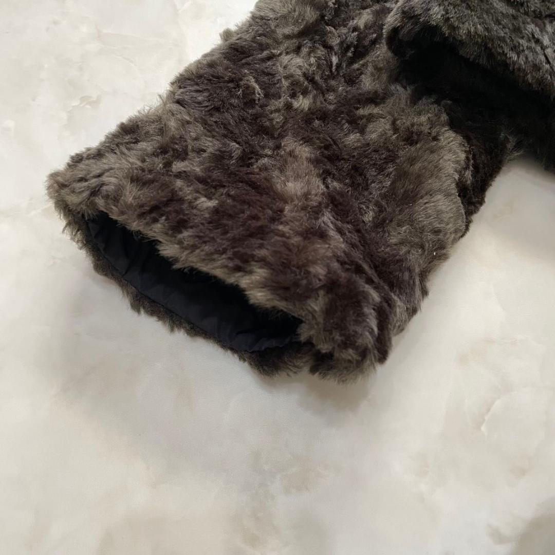 Max Mara リバーシブルショートジャケット テディベア L　2way