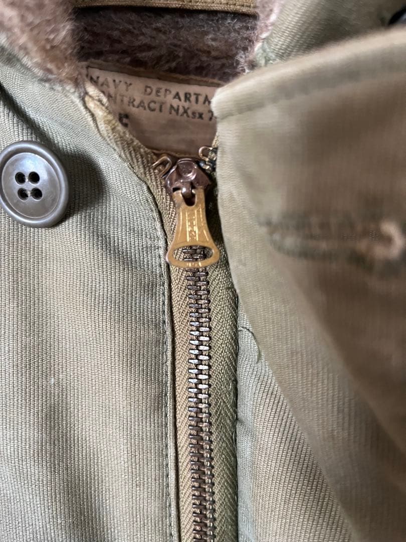 40s US NAVY N-1 デッキジャケット 実物　ヴィンテージ　大戦