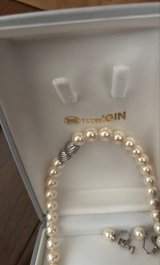 超美品パールネックレス イヤリングアコヤ真珠