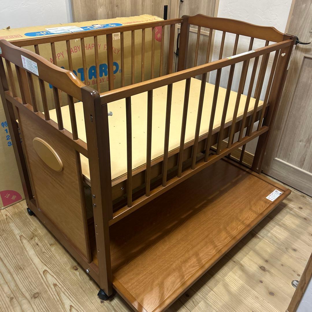 【最終お値下げ！】キンタロー ベビーベッド アンファンエコ 日本製 中古