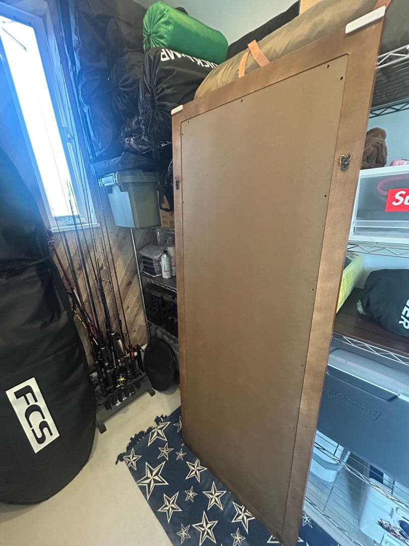 スタンドミラー　大型　姿見 北欧アンティーク　アンティーク調　木製フレーム