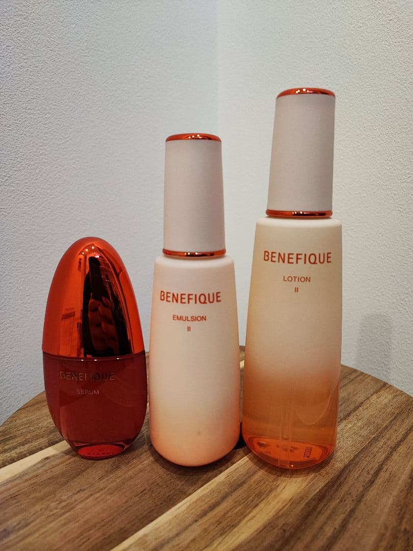 BENEFIQUE スキンケアセット　セラム　エマルジョンⅡ ローションⅡ