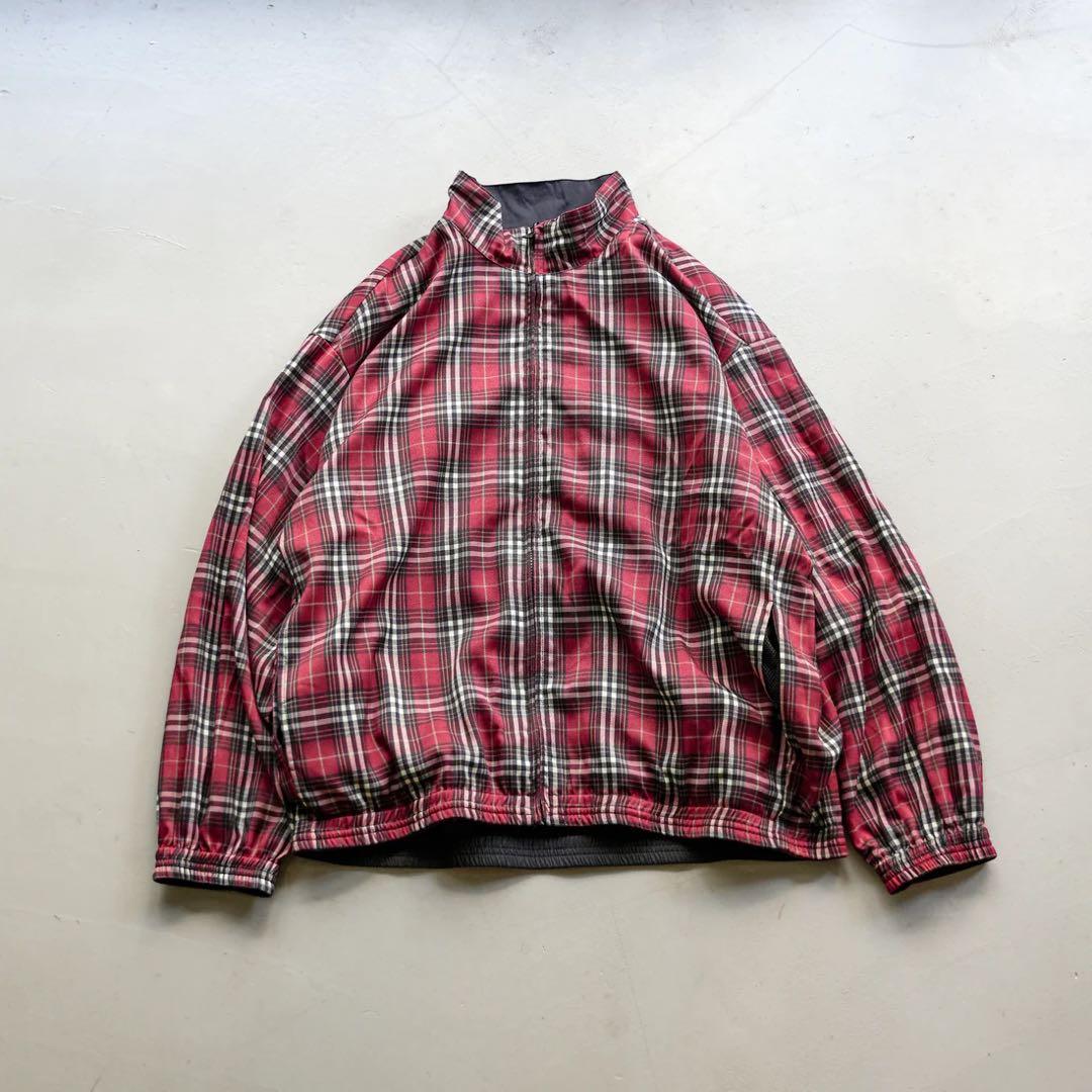 リバーシブルチェック柄ジャケット