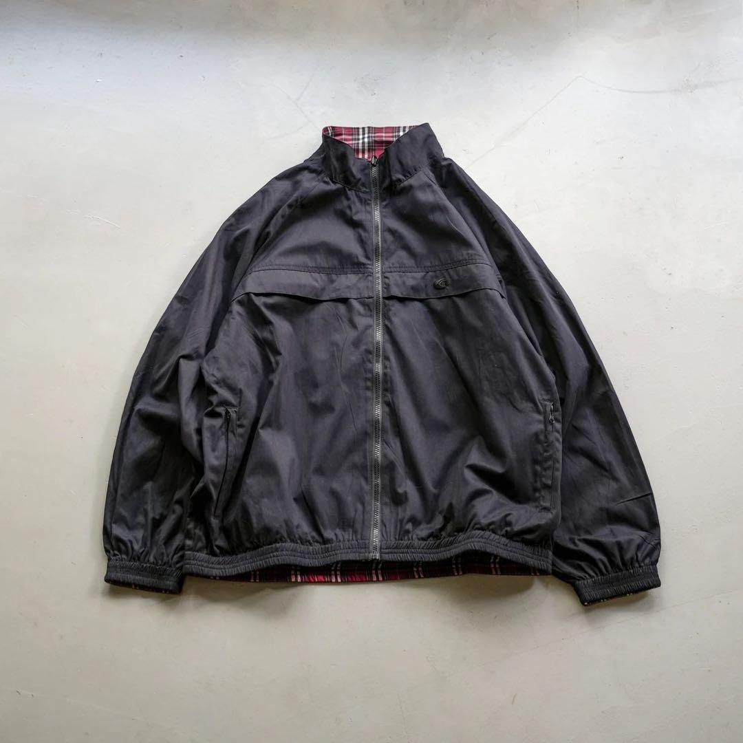 リバーシブルチェック柄ジャケット