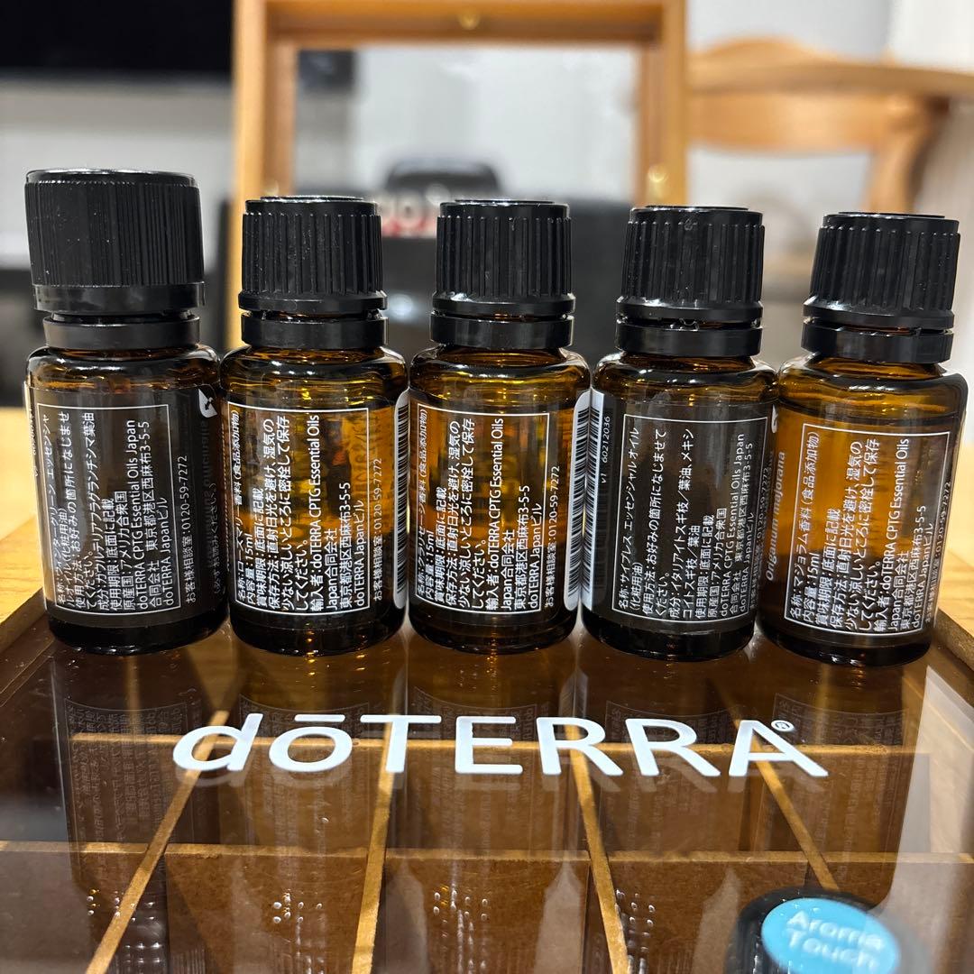 doTERRA ドテラ アロマオイル まとめ売り 各15ml 単品購入可能