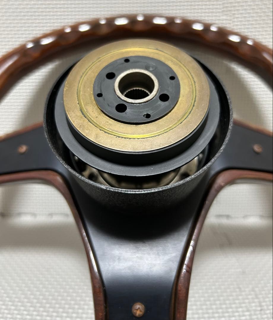 NARDI ナルディ ウッド ステアリング ハンドル 直径約36cm