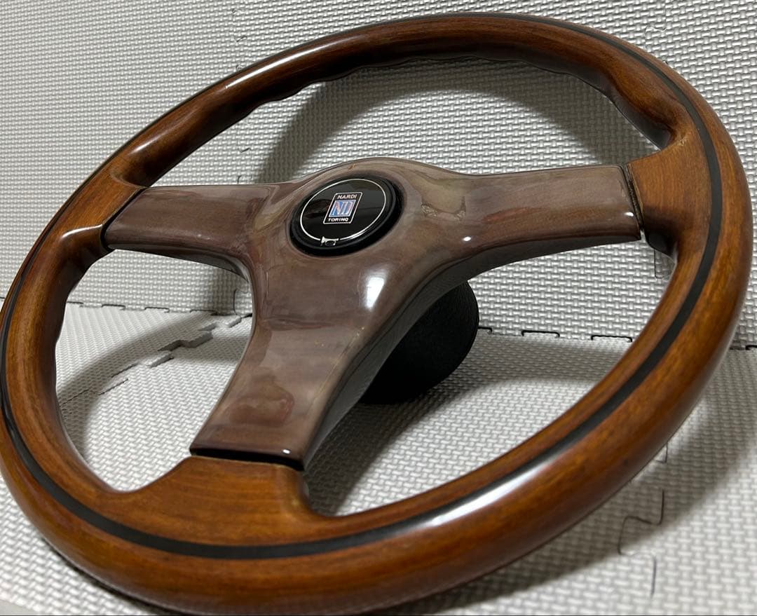 NARDI ナルディ ウッド ステアリング ハンドル 直径約36cm