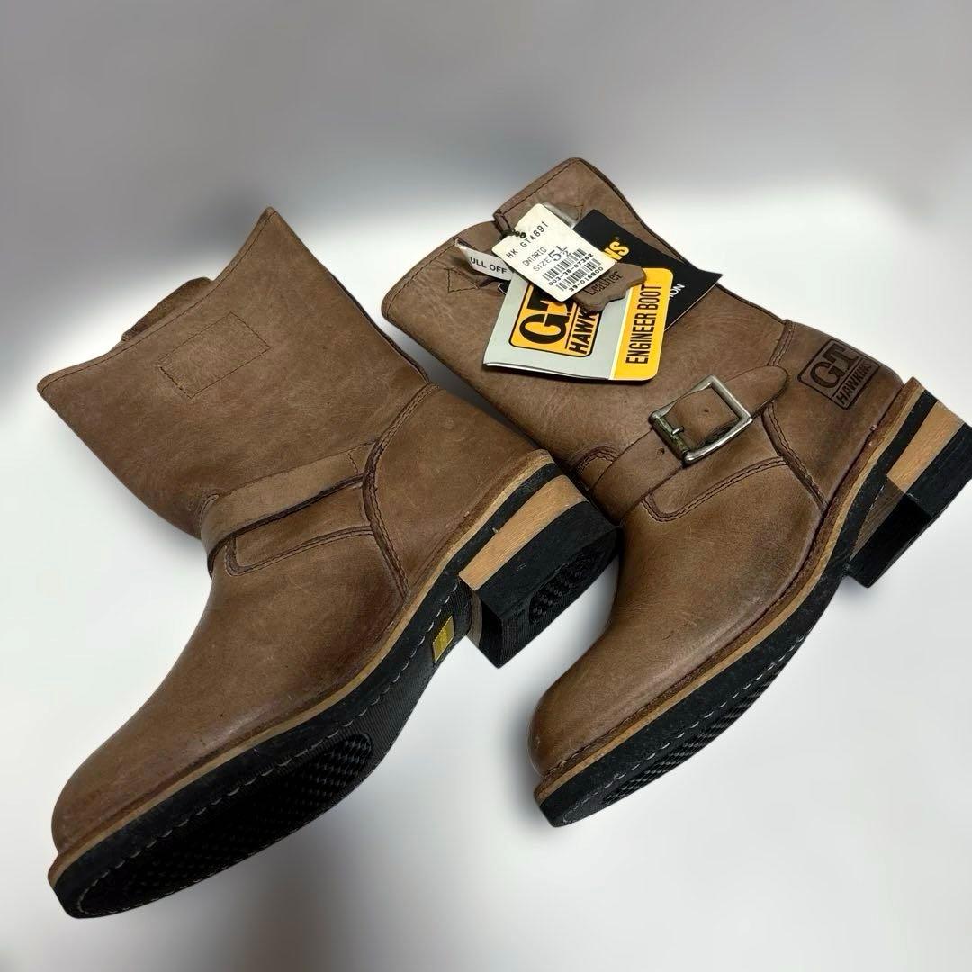 新品GT HAWKINS エンジニアブーツ／ホーキンス タン ベージュ ヌバック