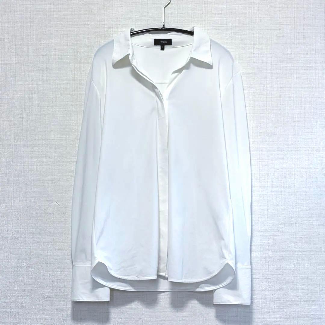 【美品】Theory シャツ ブラウス ホワイト