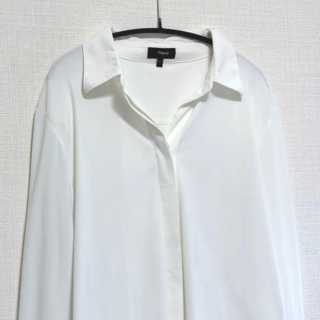 【美品】Theory シャツ ブラウス ホワイト