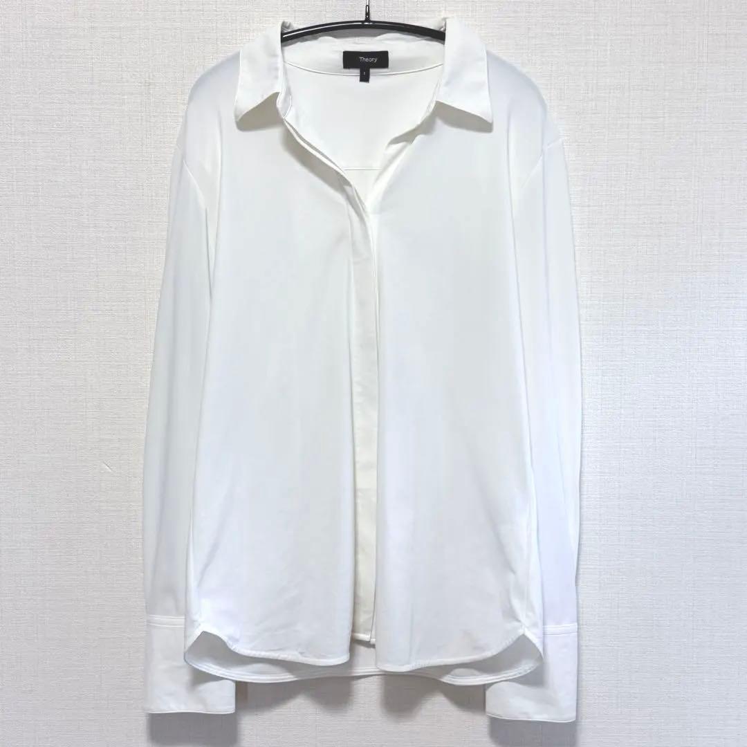 【美品】Theory シャツ ブラウス ホワイト