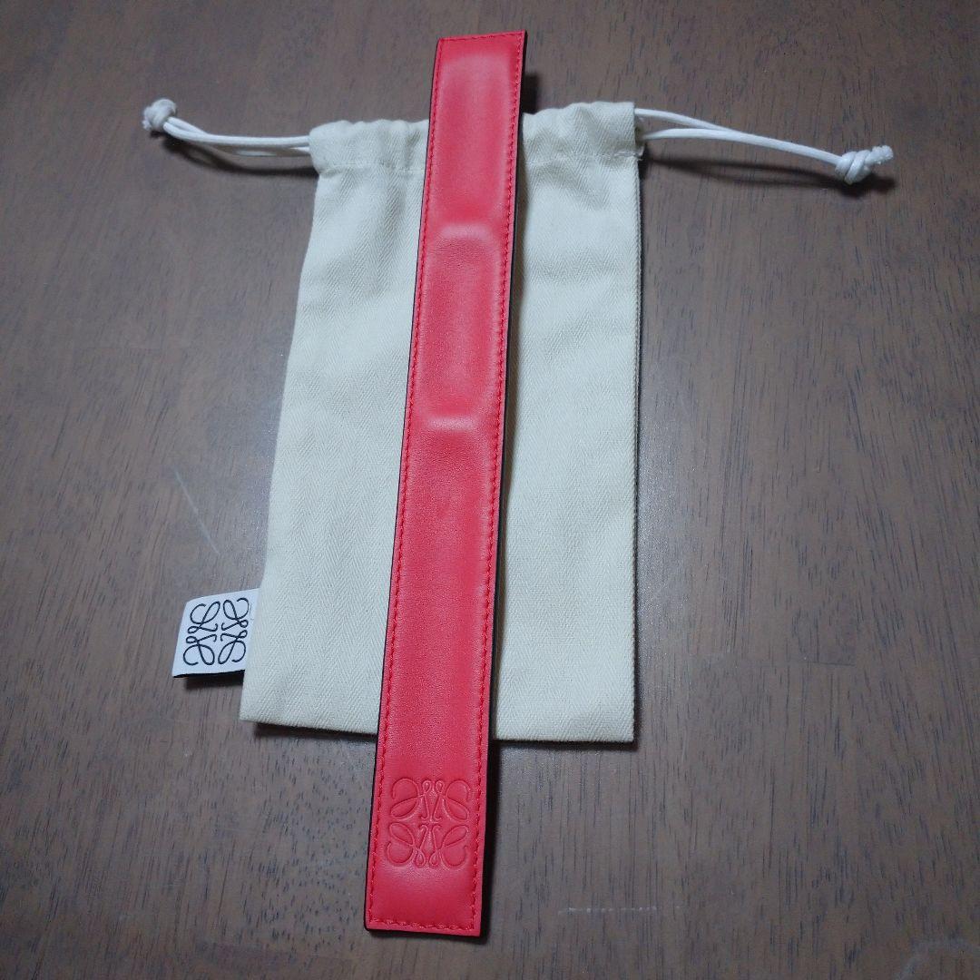 【新品未使用】LOEWE バングル ピンク×ブラウン