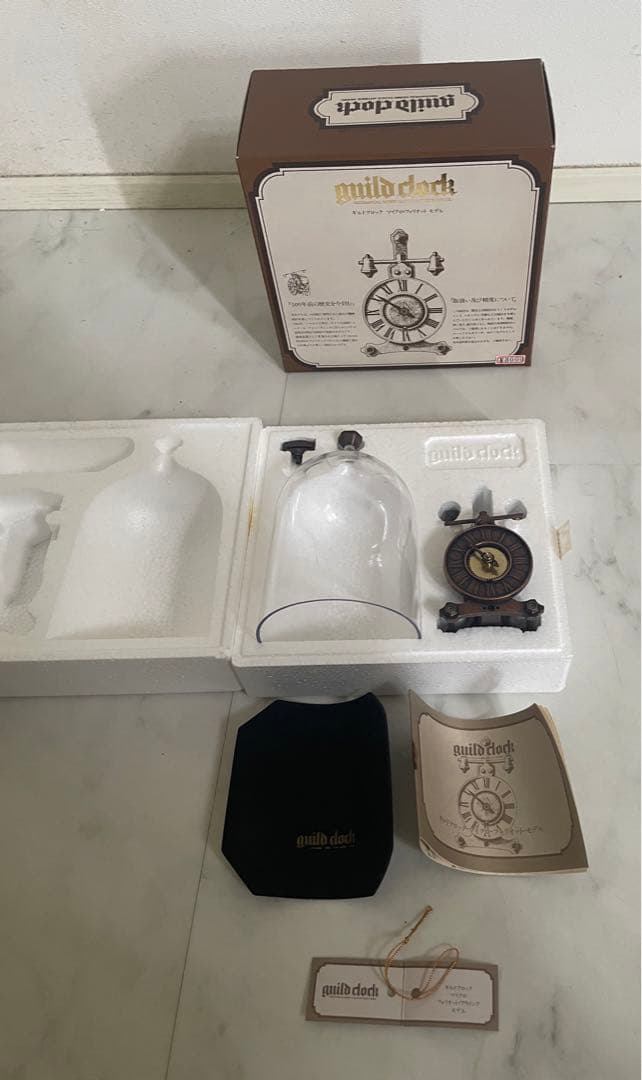 ギルドクロック/マイクロ・フォリオットモデル/元箱付/デッドストック/動作品/①