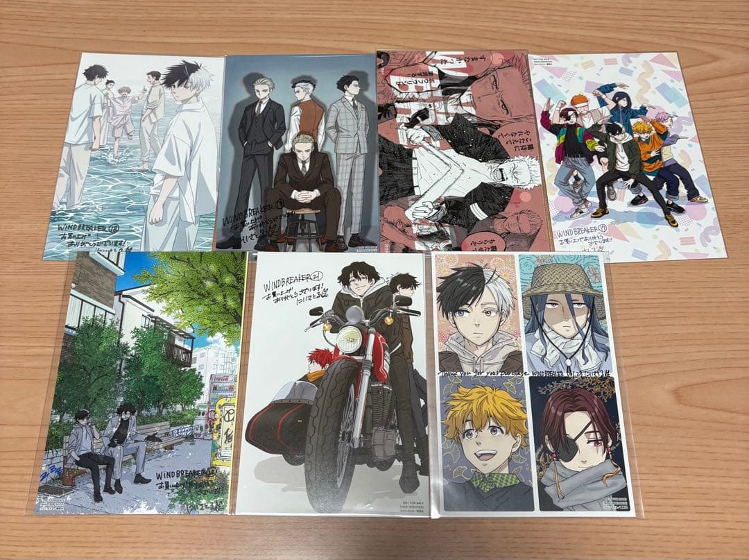 WIND BREAKER 全24巻セット ポストカード付き ☆週末値下げ
