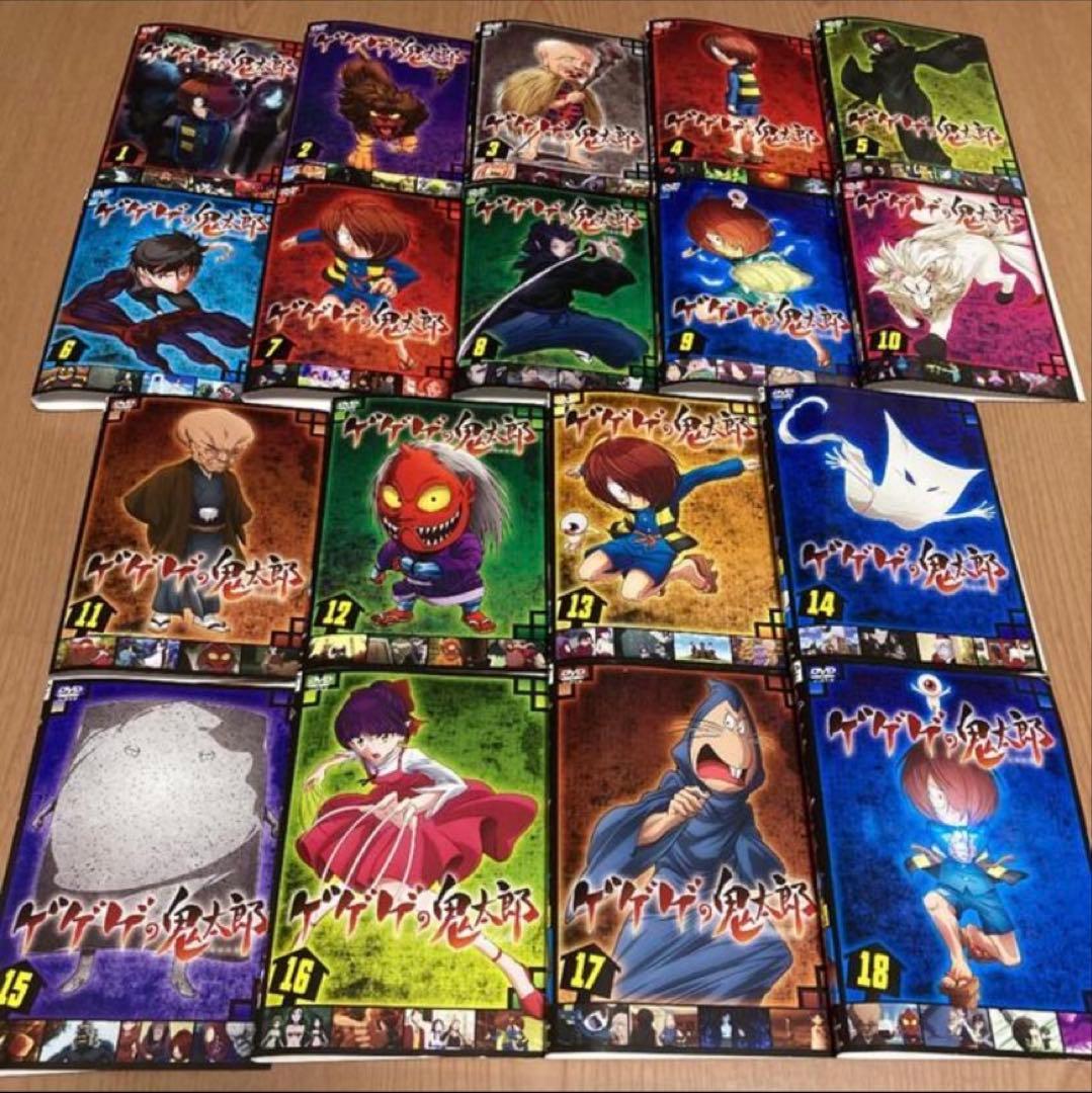 ゲゲゲの鬼太郎 2018 2019 TVシリーズ DVD 全35巻　水木しげる