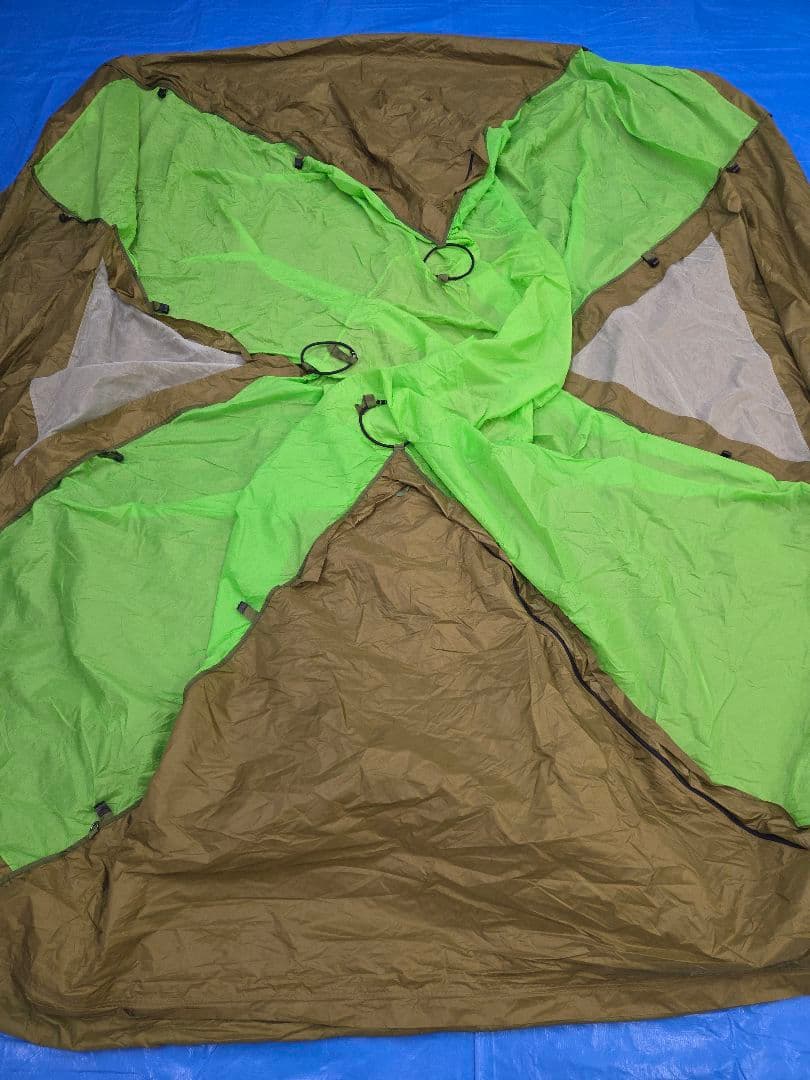 未使用に近い　モンベル ムーンライトテントⅦ ７型 グリーン