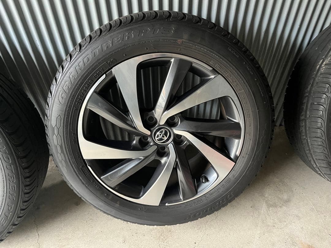 ハリアー60後期ターボ18インチ タイヤ・ホイールセット