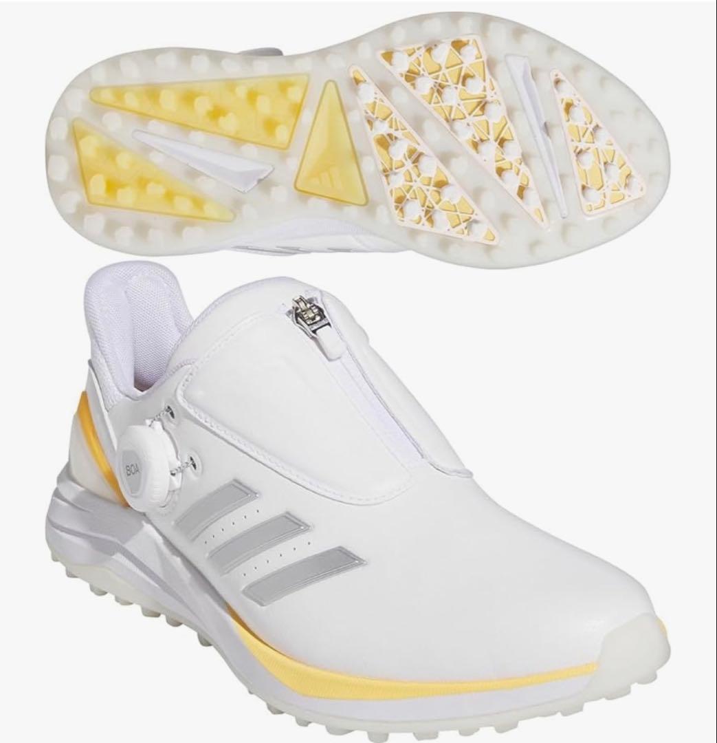 アディダスソーラーモーションBOA 23.5cm/新品未使用ゴルフシューズ