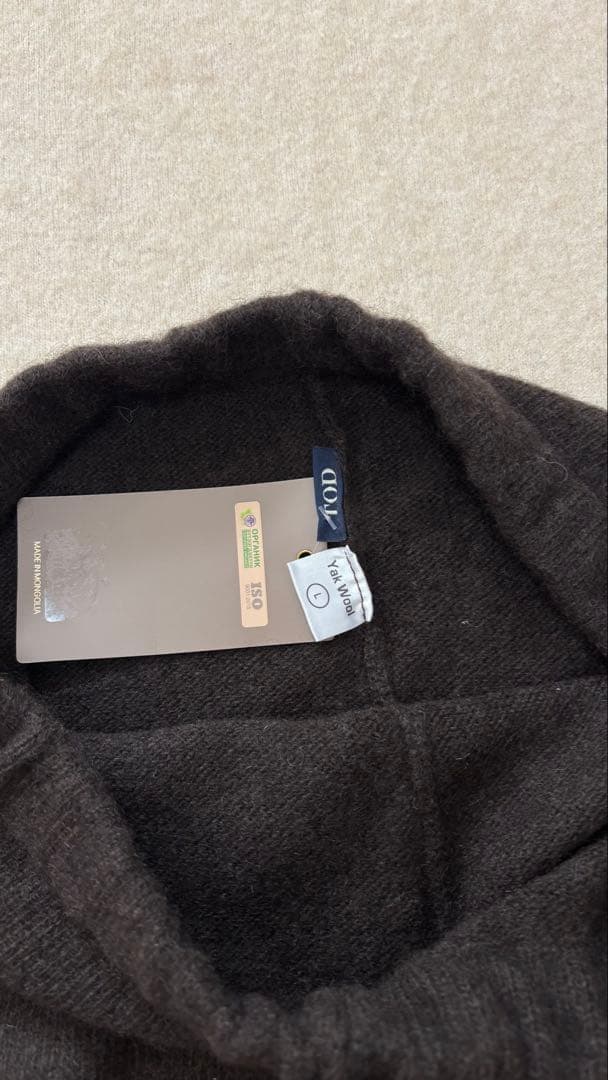 ヤクウールレギンス ヤク100％ Lサイズ モンゴル産 厚手 スパッツ 柔らか