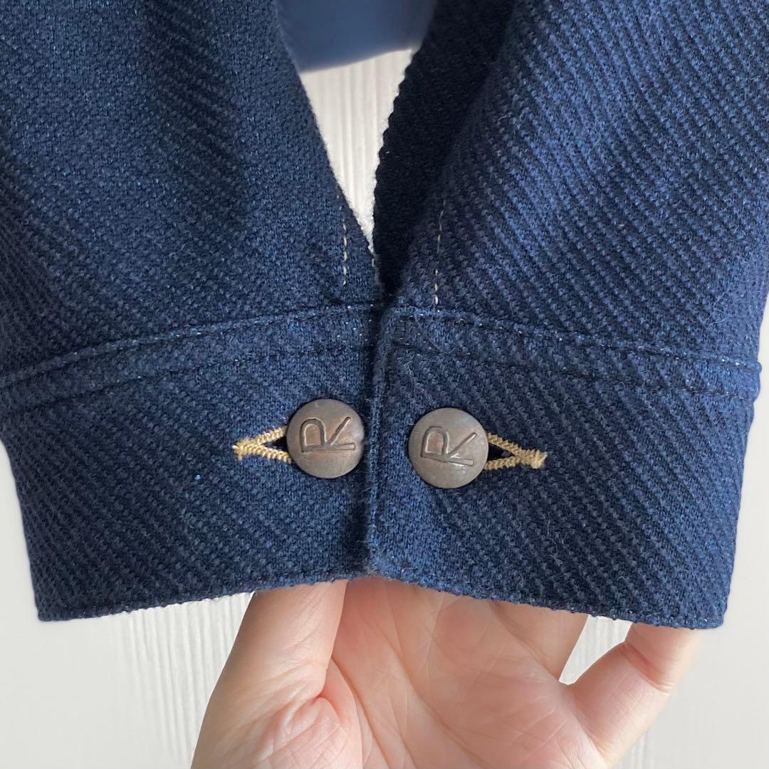 専用★45R ニットデニムのGジャン　インディゴ　サイズ1