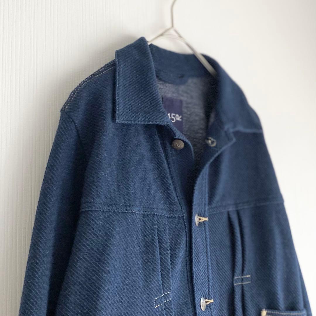 専用★45R ニットデニムのGジャン　インディゴ　サイズ1