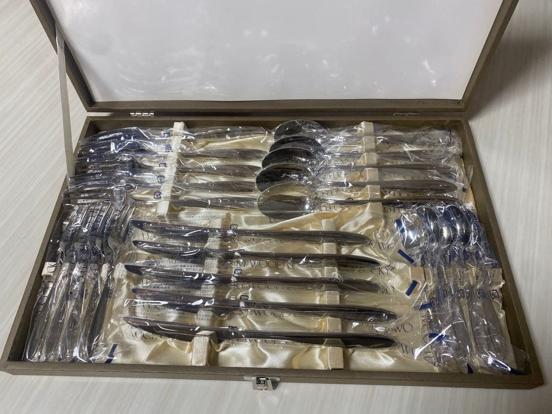 ガーコ箱無し　LUCKYWOOD カトラリーセット 25本セット　18-8