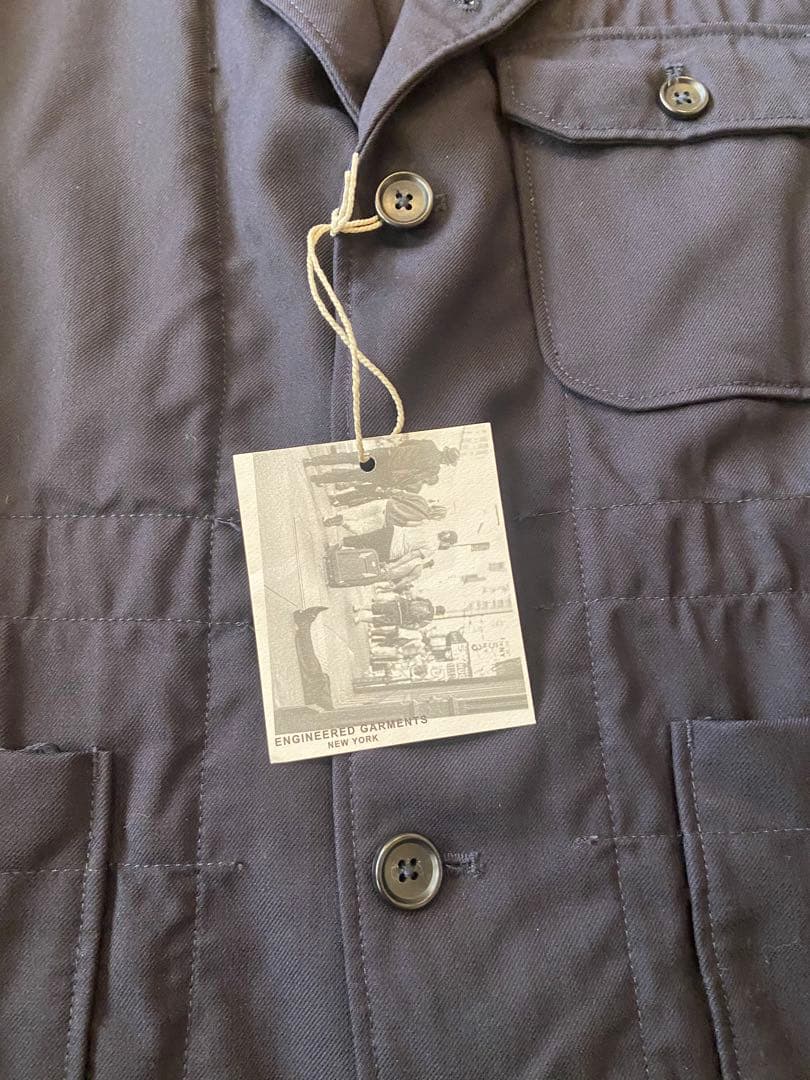 エンジニアド ガーメンツ　ウールサージ　ベンソン　ジャケット　ネイビー