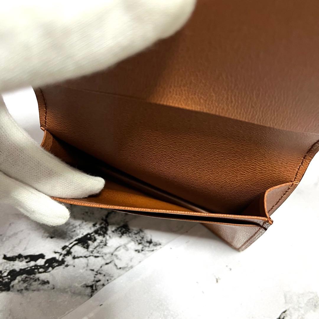 【極美品】ダンヒル 名刺入れ カードケース パスケース 本革 ブラウン