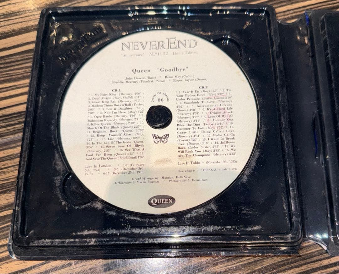 貴重盤 QUEEN「Never End Limited Edition」2枚組