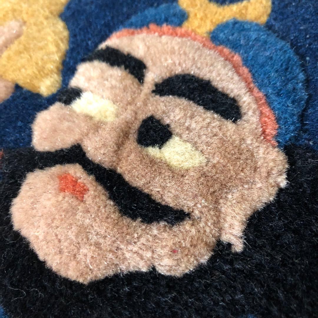 ヴィンテージ 関羽雲長 スーベニアラグ ウールラグ ラグマット