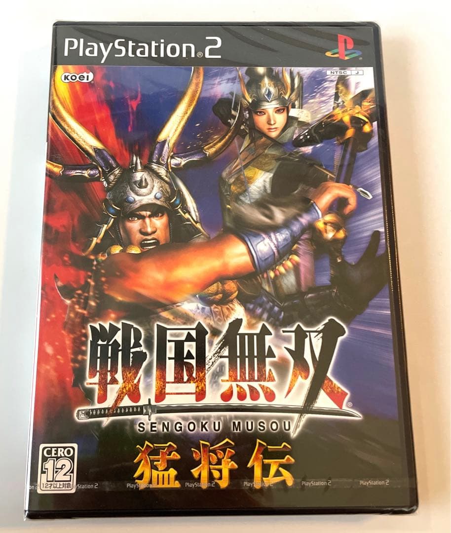 超激レア【新品未開封】プレステ2 戦国無双 猛将伝　戦国無双 最強データ　セット
