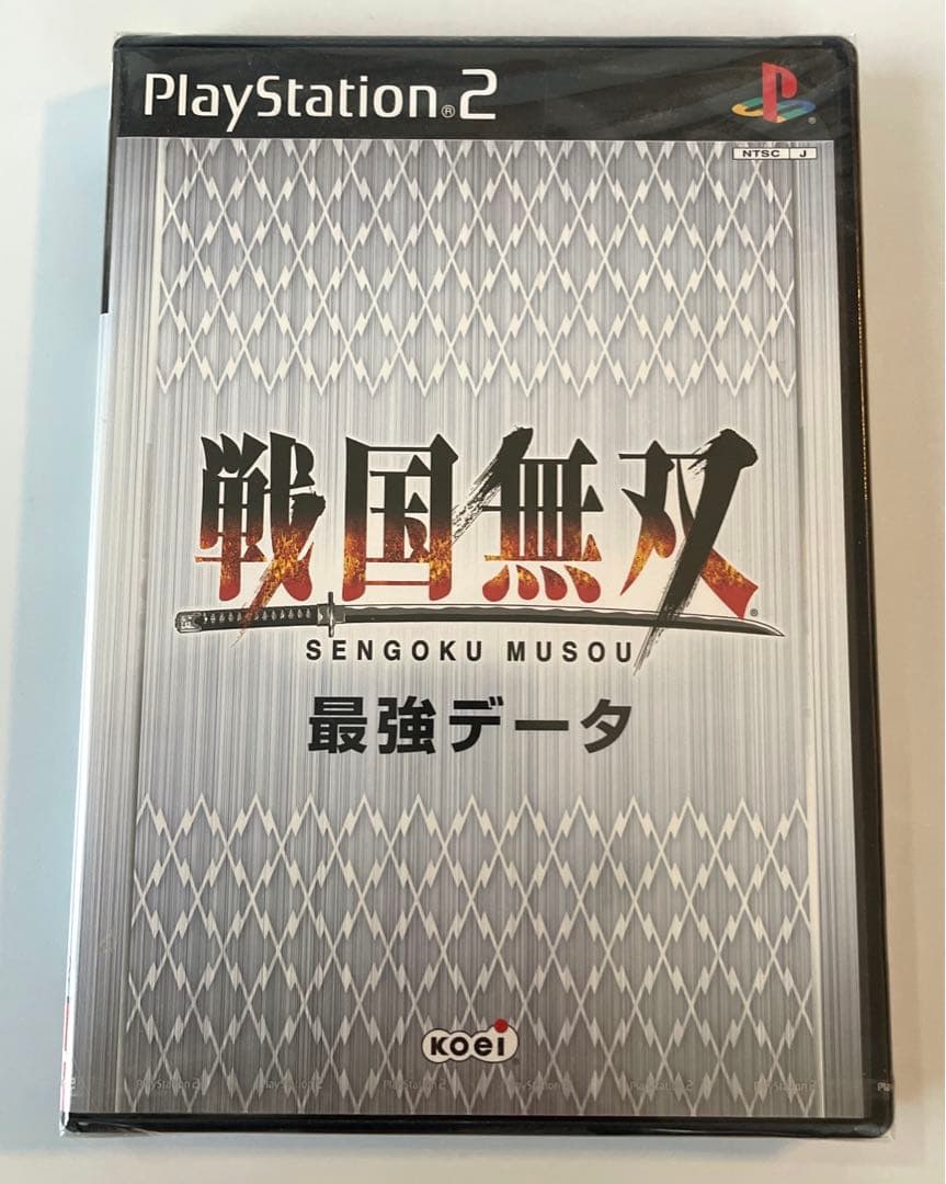 超激レア【新品未開封】プレステ2 戦国無双 猛将伝　戦国無双 最強データ　セット