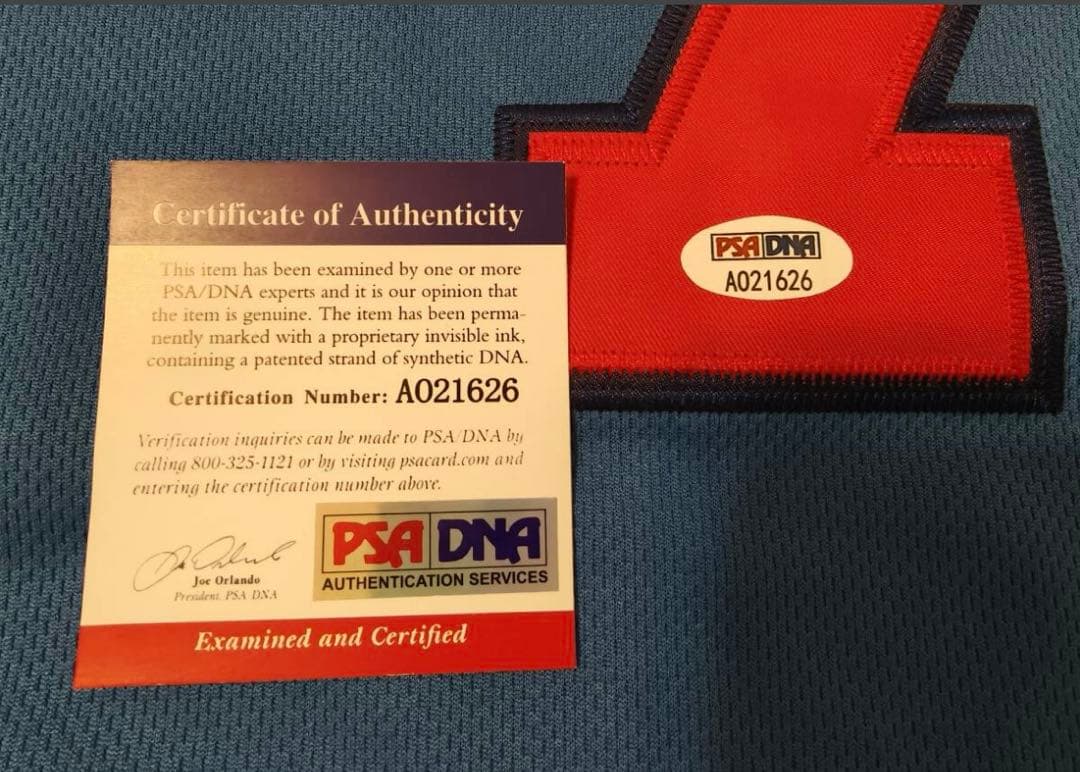 【2月SALE】MLB ジョー・マウアー　直筆サイン入りユニホーム　ツインズ