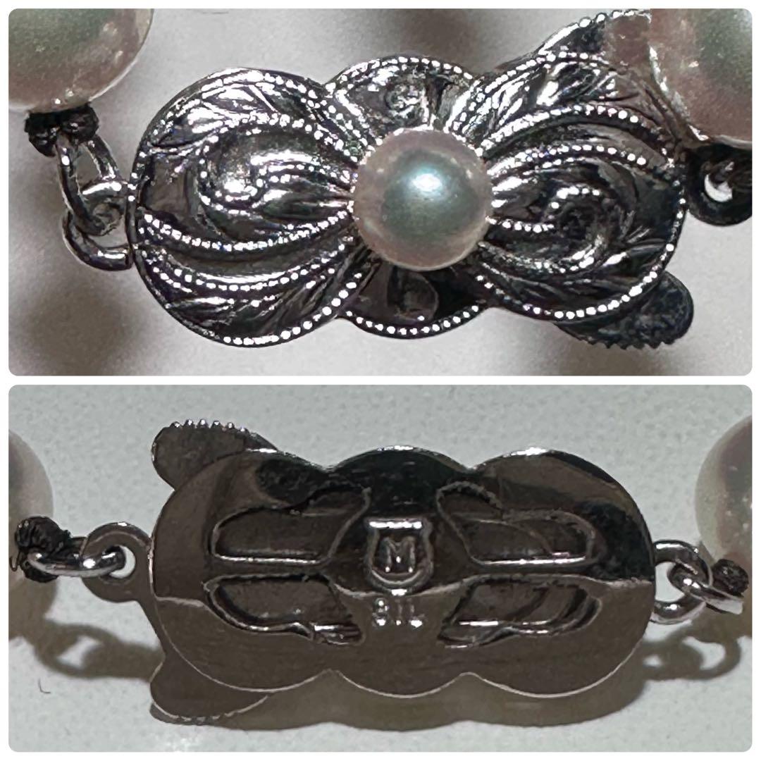 テリ強◎現行クラスプ　ミキモト　アコヤパール　ネックレス　本真珠　純正ケース付き